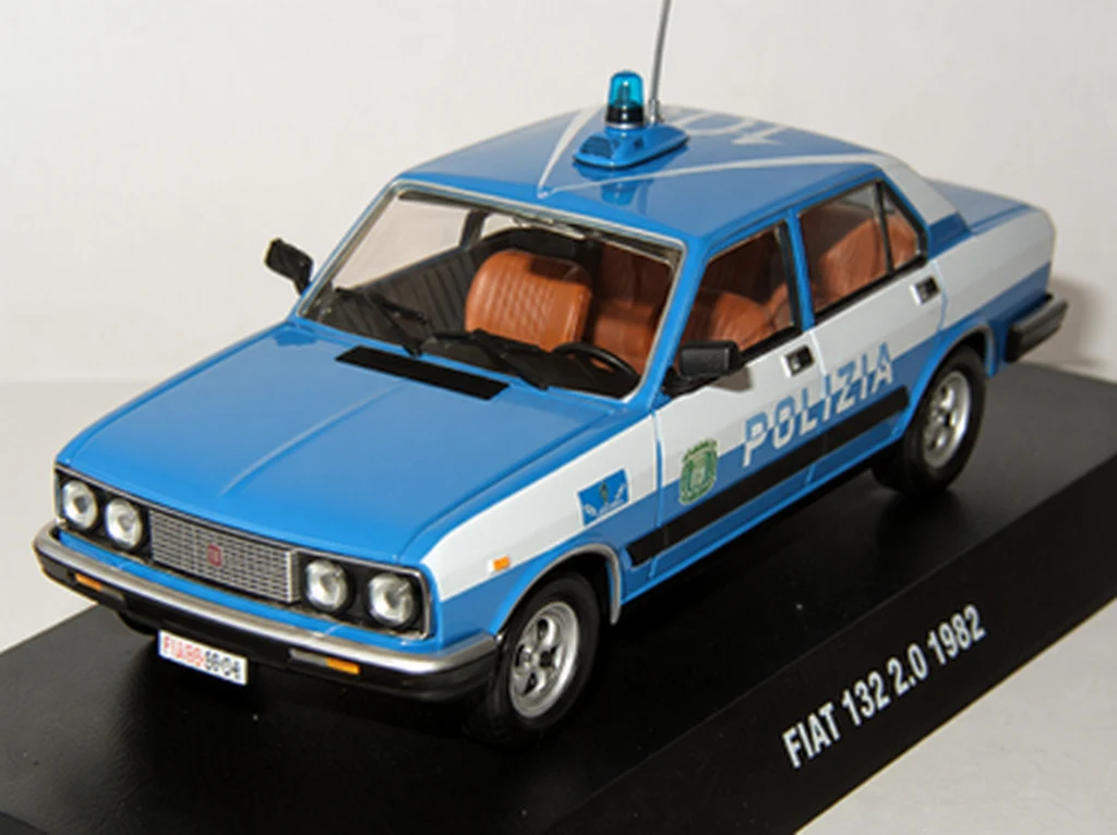 1982 Fiat 132 POLIZIA diecast model