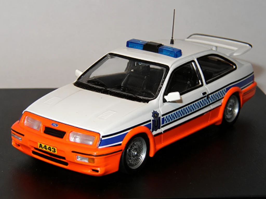 Ford Sierra Cosworth Gendarmerie diecast model