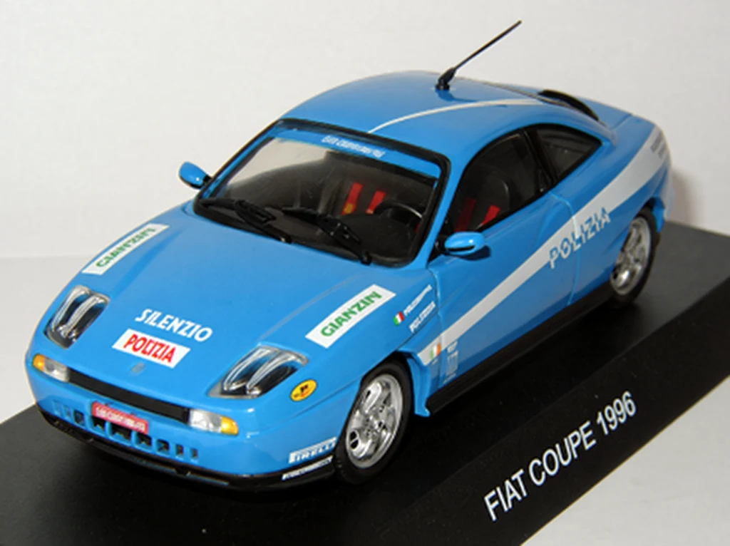 1995 Fiat Coupé POLIZIA Rally diecast model