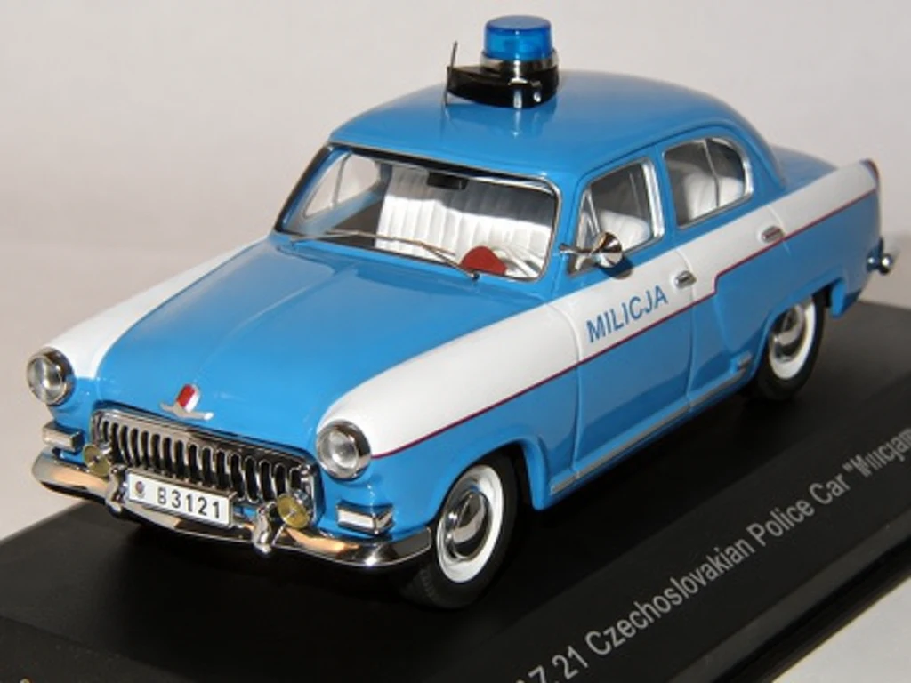 1968 Volga GAZ 21 Police diecast model